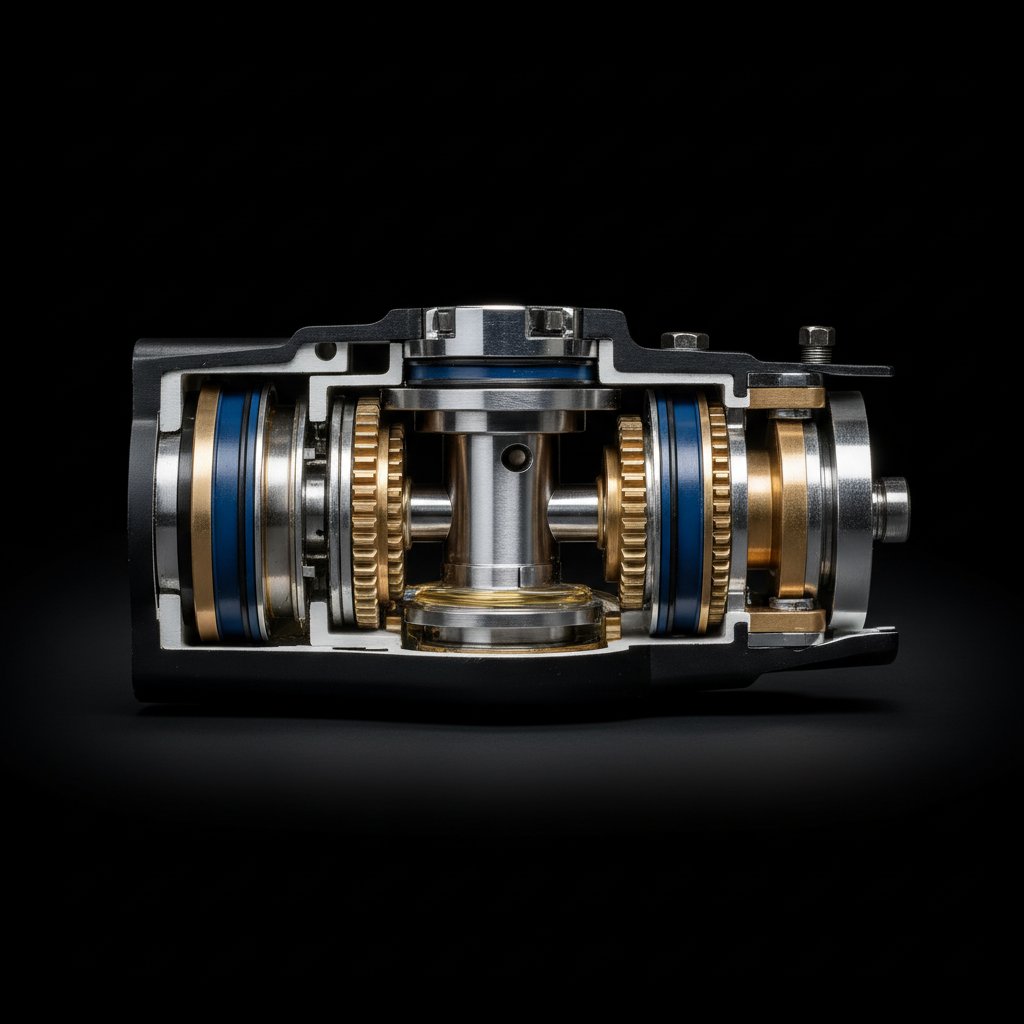 Hydraulic gate motor installation